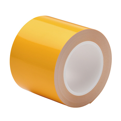 ﾗｲﾝﾃｰﾌﾟ ﾍﾞﾙﾃﾞﾋﾞﾊﾞ ﾊｰﾄﾞﾃｰﾌﾟ(屋内推奨) 黄 100mm幅×20m 1巻