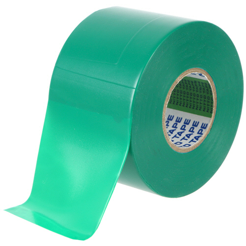 ﾋﾞﾆﾙﾃｰﾌﾟ No.21 幅広 50mm×20m 緑 1巻画像