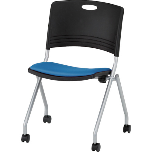 ＴＯＫＩＯ　ミーティングチェア（スタッキング）　布　クリアブルー画像