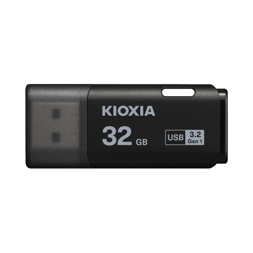 ＵＳＢキャップ式ブラック３２ＧＢ画像