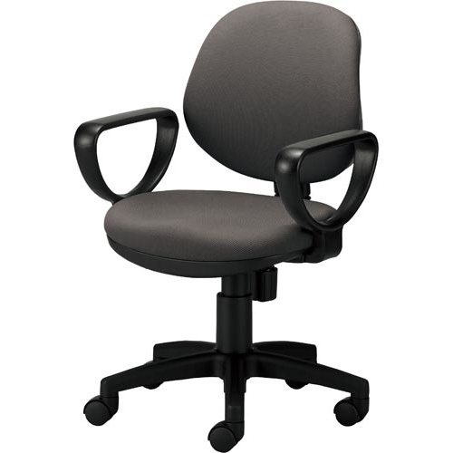 カララチェア　肘付　背座同色　グレー画像