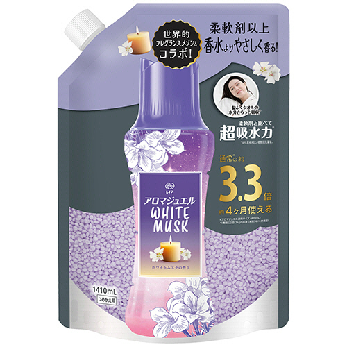ﾚﾉｱ ｱﾛﾏｼﾞｭｴﾙ ﾎﾜｲﾄﾑｽｸの香り つめかえ用 超特大 1410mL 1ﾊﾟｯｸ画像