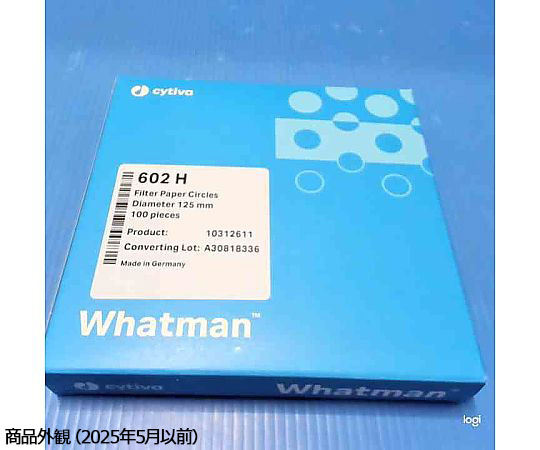 定性ろ紙（グレード602h 125mm）1パック（100枚入）画像