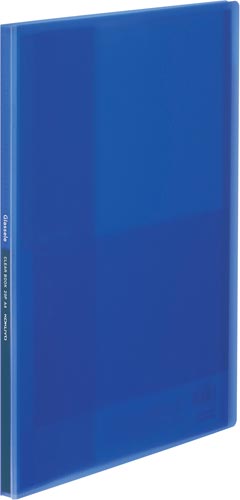 クリヤーブックグラッセルＡ４　２０枚　ブルー×１０