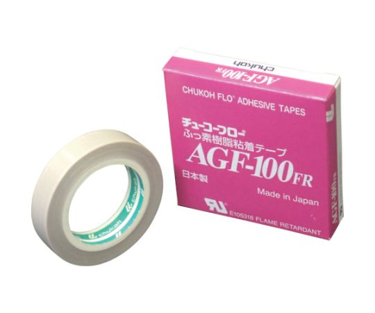 帯電防止フッ素樹脂ガラスクロス粘着テープ AGB-100 0.13t×13w×10m画像