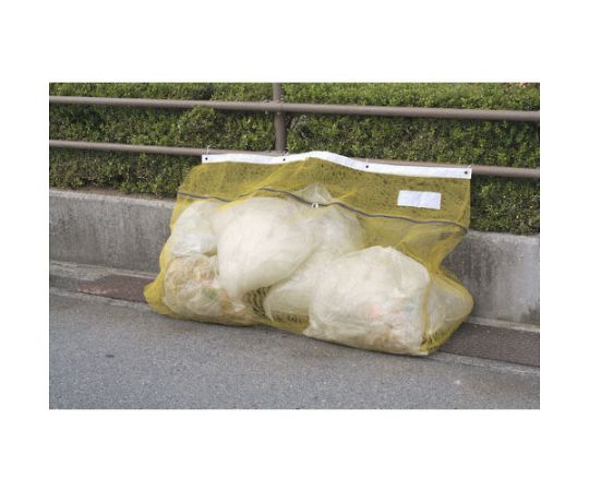 BOX型カラスよけネット 特定の形を持つ幅広のネットが展開されている様子