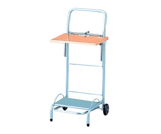 ゴミ袋スタンド（フタ付） オレンジ画像