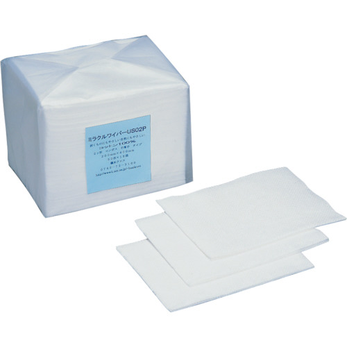 ﾐﾗｸﾙﾜｲﾊﾟｰ 2ﾂ折 中厚手 200×400mm 1ｹｰｽ(2400枚:200枚×12ﾊﾟｯｸ)画像