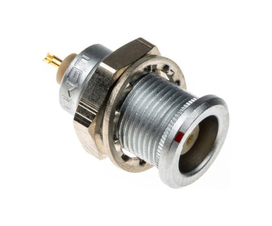 丸型コネクタ 2極 パネルマウント