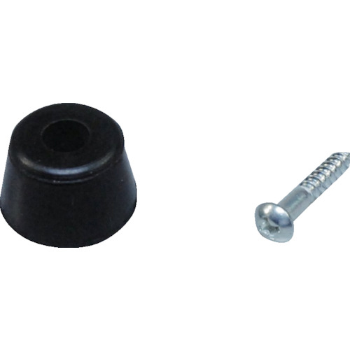 ｺﾞﾑ底脚 20mm丸 1ﾊﾟｯｸ(4個)画像