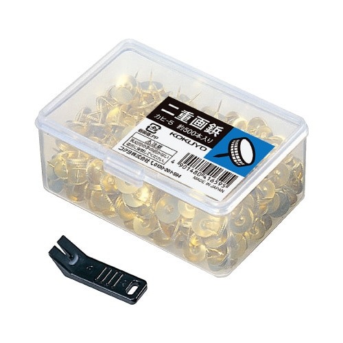 二重画鋲プラケース５００本入画像