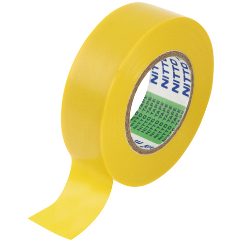ﾋﾞﾆﾙﾃｰﾌﾟ No.21 19mm×10m 黄 1巻画像