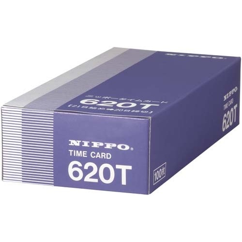 タイムカード　２０日締め用　１００枚入×３箱画像