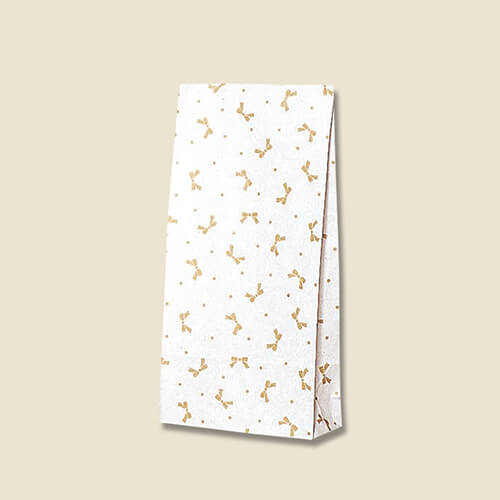 角底袋（リボン・金・幅160×マチ65×高320mm)画像