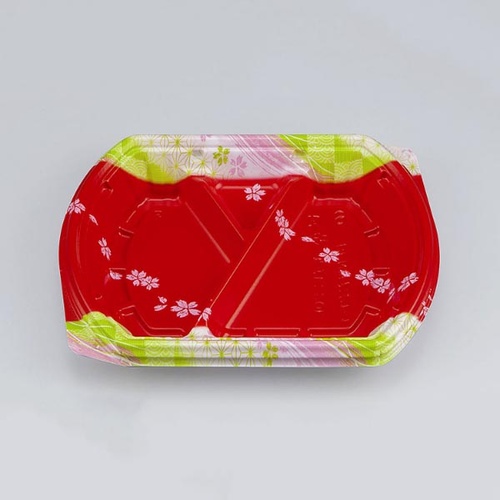 シーピー化成 弁当容器 BFN味音(みおん)21-1 春茜 本体画像