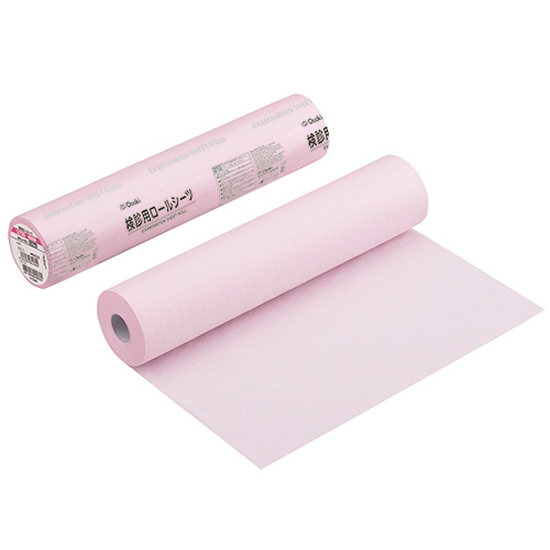 検診用ﾛｰﾙｼｰﾂ3730 37×30cm 120回分 ﾐｼﾝ目あり ﾋﾟﾝｸ 1本画像