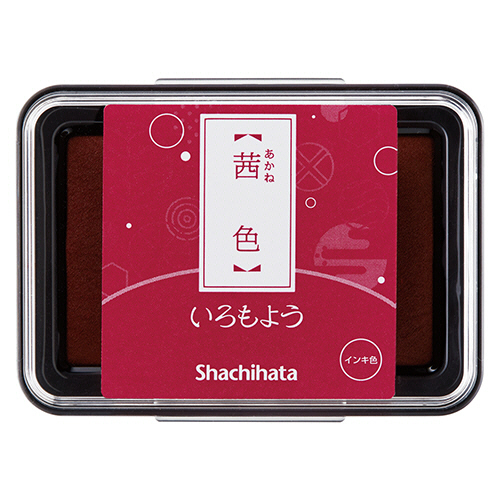 いろもよう ｽﾀﾝﾌﾟﾊﾟｯﾄﾞ 茜色(あかねいろ) 1個画像