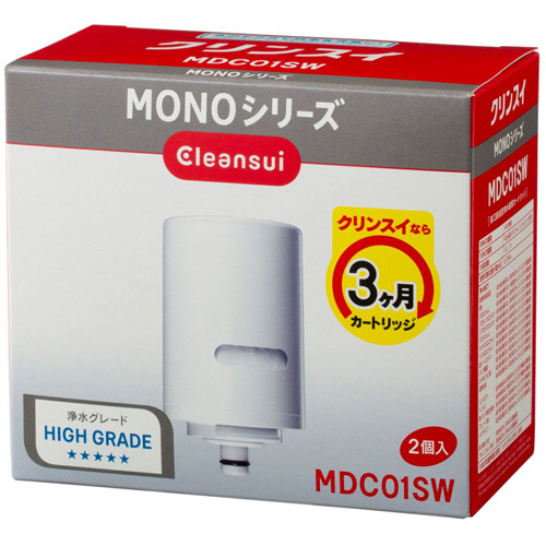 MONOｼﾘｰｽﾞ浄水器 交換用ｶｰﾄﾘｯｼﾞ 1ﾊﾟｯｸ(2個)画像