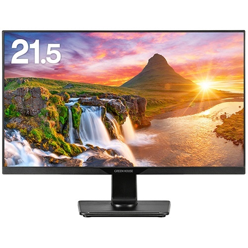 21.5型ワイド広視野角LED液晶ディスプレイ　ブラック　1台画像