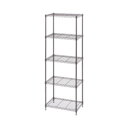 カラーメタルラック　幅５５０×高１６００　ブラウン画像