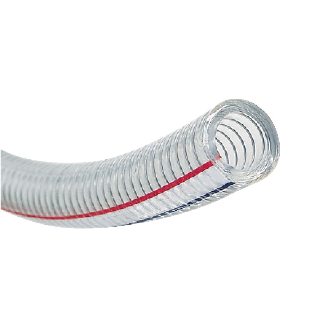 水・油・薬品・エアー用耐圧ホース（工場設備・機械配管用）　トヨスプリングホース　内径38mm×外径48mm　長さ1m画像