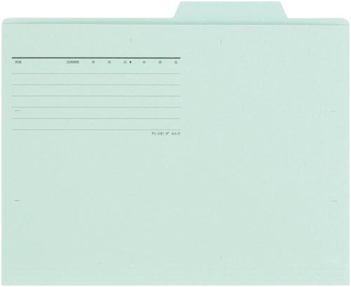 個別フォルダーエコノミー　ブルー　５０枚