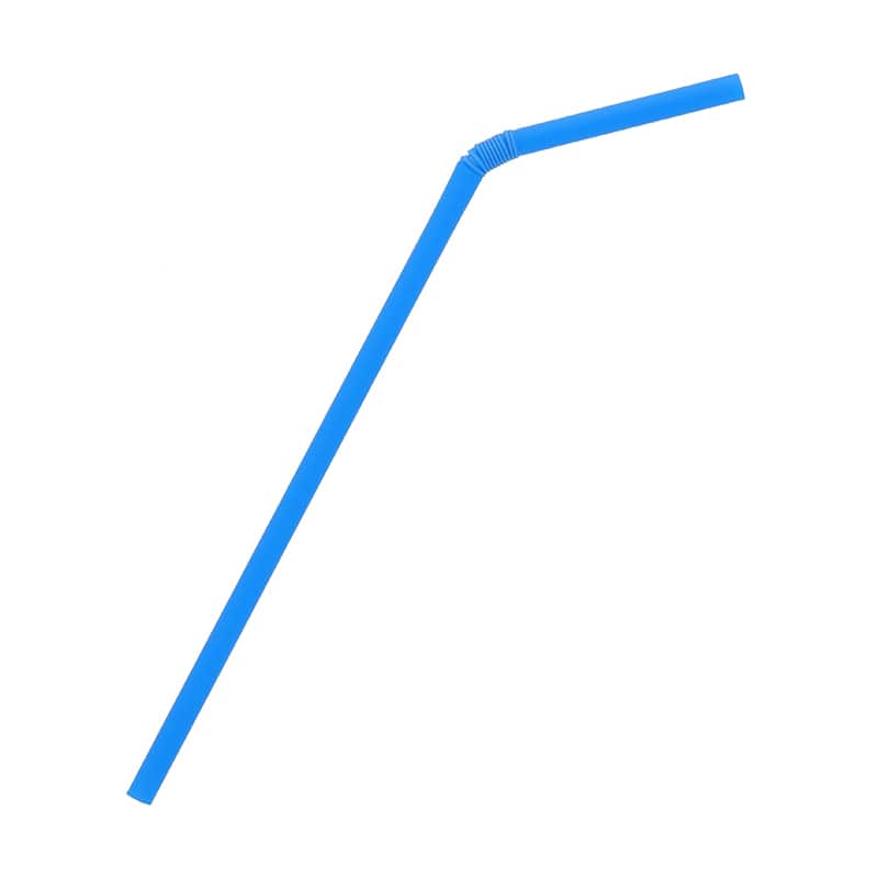 バリューフレキシブルストロー　６×２１０　水色　裸画像