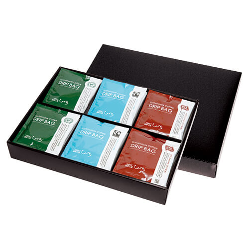 ドリップバッグ６Ｐワイド　ブラック画像