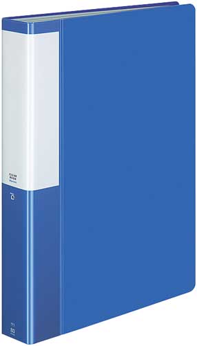 クリヤーブックポジティ　Ａ４縦　青　８０Ｐ　４冊画像