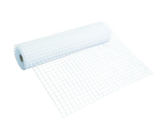 多目的樹脂ネット　ホワイト1mX10m　目合35mmX34mm
