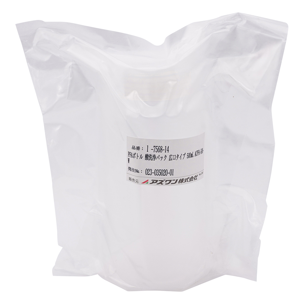 PFAボトル タイプ30　酸洗浄ボトル 広口タイプ 500mL画像