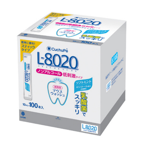 ｸﾁｭｯﾍﾟ L-8020 ﾏｳｽｳｫｯｼｭ ｿﾌﾄﾐﾝﾄ(ﾉﾝｱﾙｺｰﾙ)ｽﾃｨｯｸﾀｲﾌﾟ 10mL 1箱(100本)画像