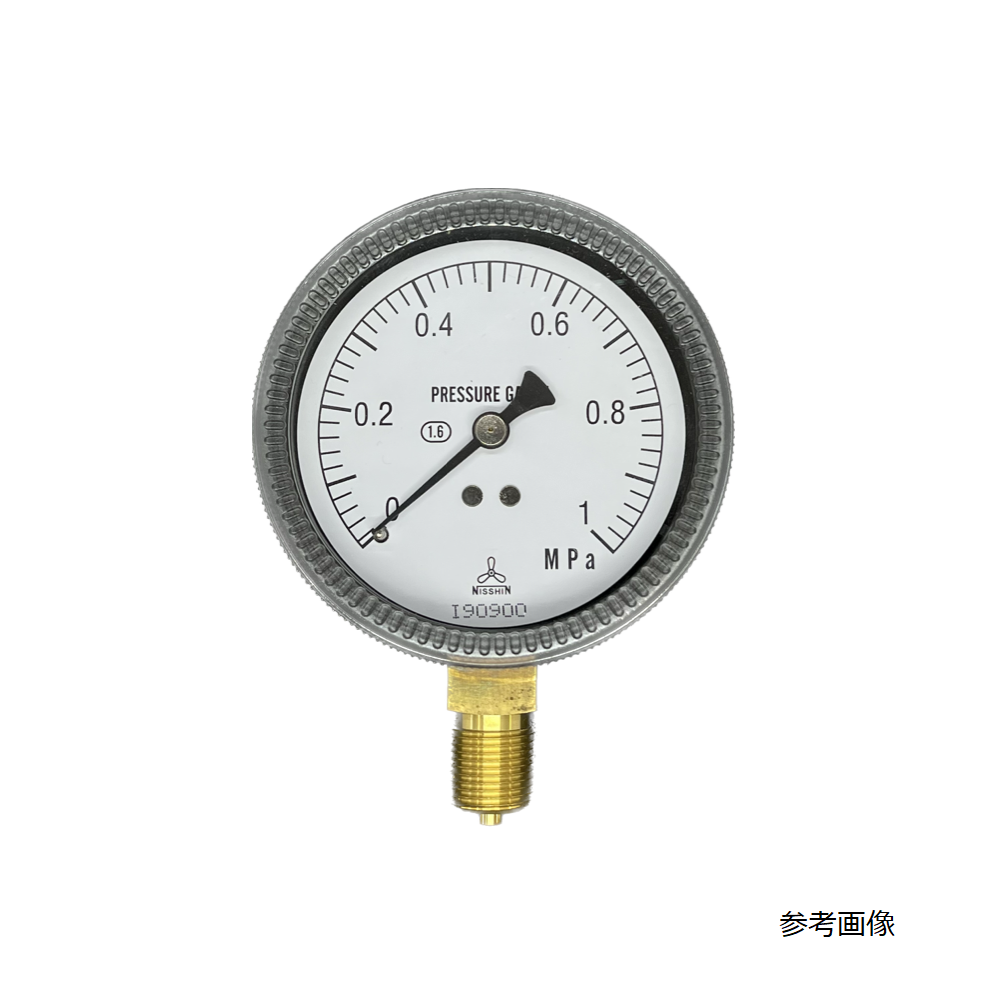 汎用圧力計A形　φ75　G3/8B1.00画像