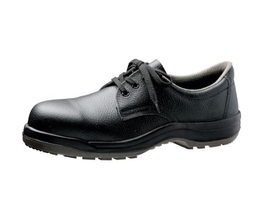 JIS規格認定 ワイド樹脂先芯耐滑安全靴 ブラック 26.5cm画像