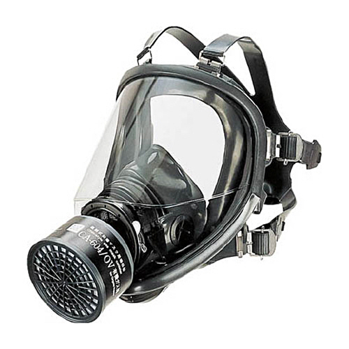 ｼｹﾞﾏﾂ 直結式防毒ﾏｽｸ中濃度ﾀｲﾌﾟ 1個画像