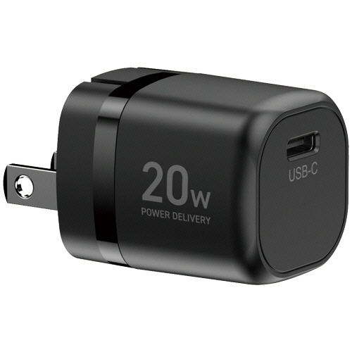 PD対応 USBアダプター 20W C×1ポート 1個