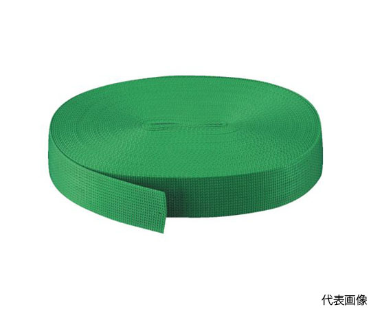 PPベルト幅50mmX長さ50m　緑画像
