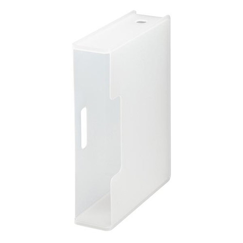 ファイルボックス A4 スリム 書類収納 半透明 squ＋ ナチュラ ソーフィス画像