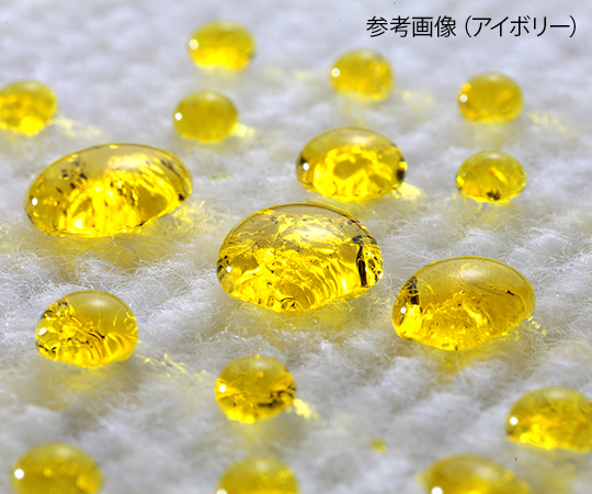 撥水タイルマット 8枚入 グリーン 鮮やかなグリーンのタイルマットが整然と並ぶ様子
