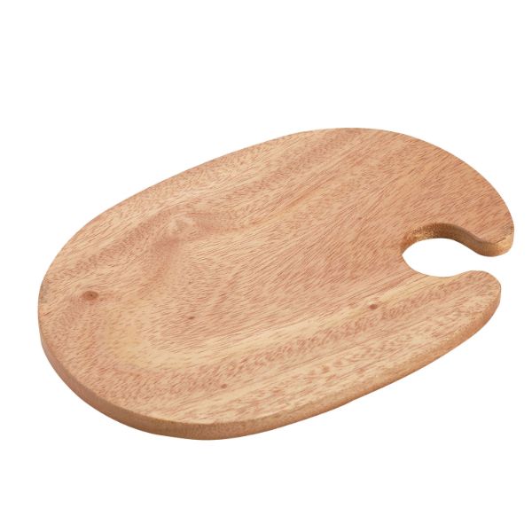 皿 ウッドブレス パレット型プレート パール金属画像