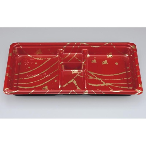 シーピー化成 弁当容器 BF弁当内59 波千鳥 本体画像