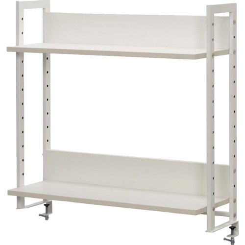 アールエフヤマカワ　ワークデスク２上置ハイシェルフＷ８００　ホワイト画像