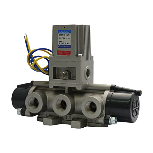 ﾊﾟｲﾛｯﾄ式4方向電磁弁(ｼﾝｸﾞﾙｿﾚﾉｲﾄﾞﾀｲﾌﾟ) Rc3/8 1台画像