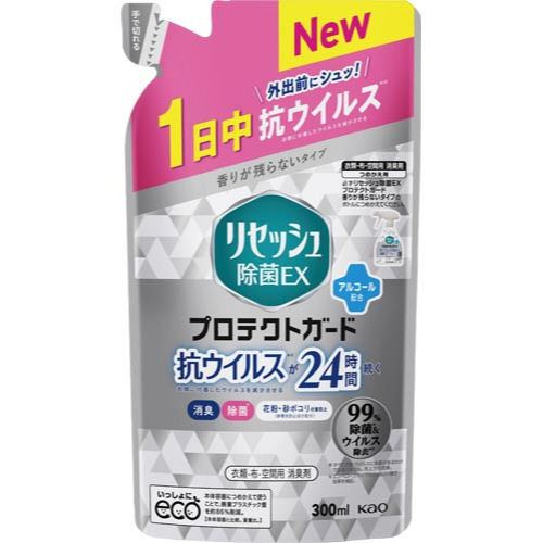 リセッシュ除菌ＥＸプロテクトガード替３００ｍｌ×４画像