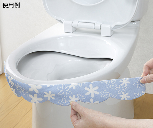 おしっこ垂れ防止テープ 幅広 フラワー 1個（4枚入）画像