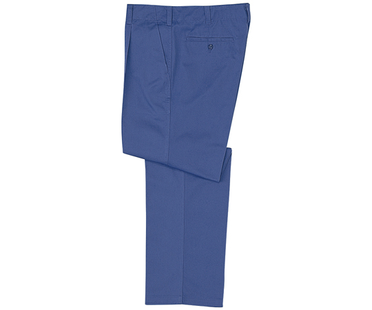 秋冬作業服　E/C　スラックス　下　ブルー　85m画像