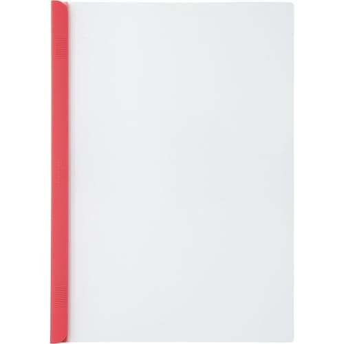 スライドバーファイルＡ４縦５０枚とじ赤１０冊×１０画像