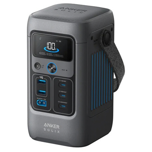 ﾎﾟｰﾀﾌﾞﾙ電源 Solix C200 DC Portable Power Station 192Wh ﾀﾞｰｸｸﾞﾚｰ 1台画像