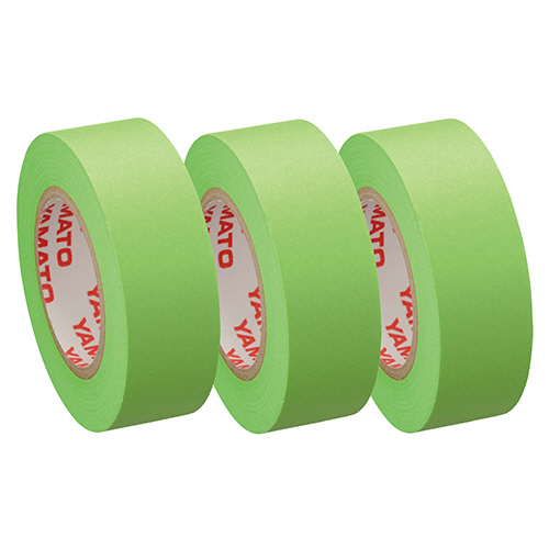 ﾒﾓｯｸ ﾛｰﾙﾃｰﾌﾟ 蛍光紙 つめかえ用 15mm幅 ﾗｲﾑ 1ﾊﾟｯｸ(3巻)画像