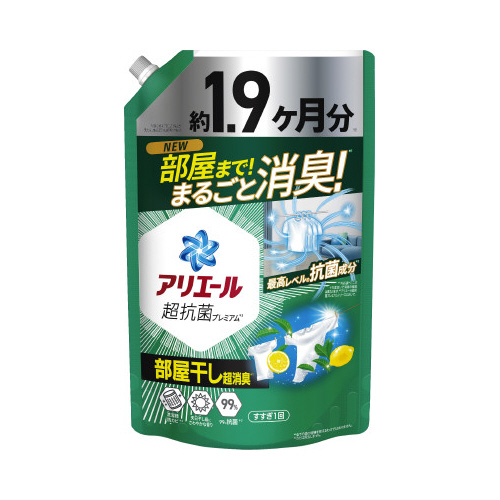 アリエールジェル部屋干しプラス　替　１４００Ｇ画像